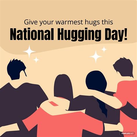 free national hugging day banner templates and examples edit online and download