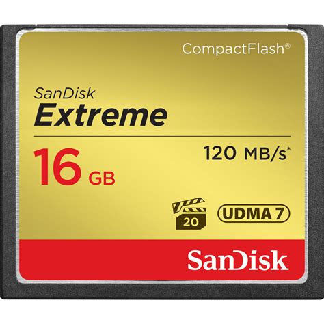 4.8 out of 5 stars. SanDisk 16 GB Extreme CompactFlash Memory Card SDCFXS-016G-A46