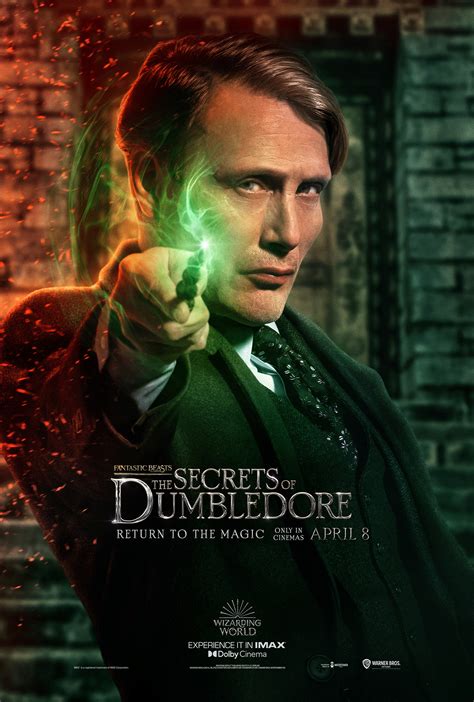 ‘secrets Of Dumbledore Gellert Grindelwald Poster — Harry Potter Fan Zone