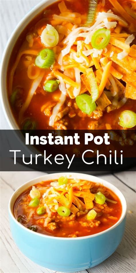 Add the ground turkey and stir through for a minute. Instant Pot Turkey Chili is an easy pressure cooker chili ...