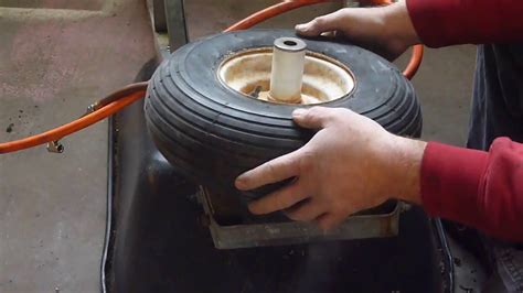 How To Fix A Wheelbarrow Flat Easy Wheelbarrow Tires Wheelbarrow