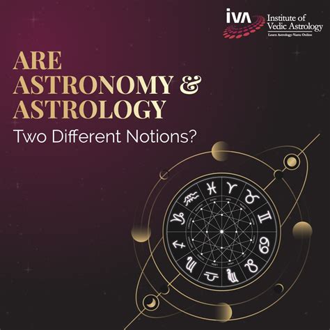 Are Astronomy And Astrology Two Different Notions