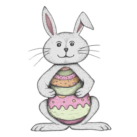 FREE Easter Bunny Drawings Cute Easter Bunnies To Print And Colour In