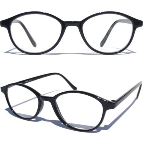 reading glasses clear lens eye retro thin black frame readers cheaters ebay