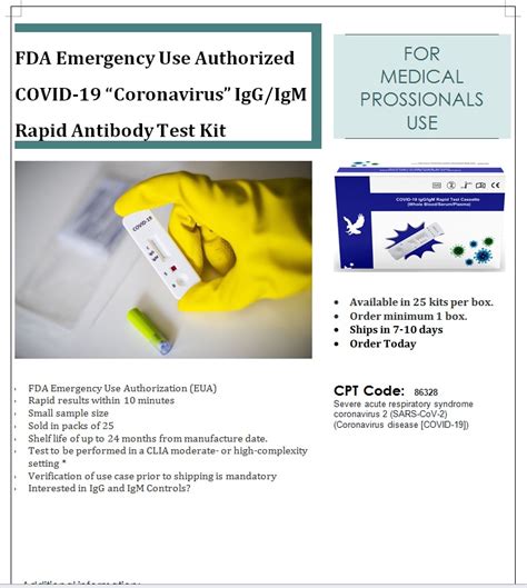 Covid 19 Igg Igm Rapid Antibody Test Kit Alm Medical