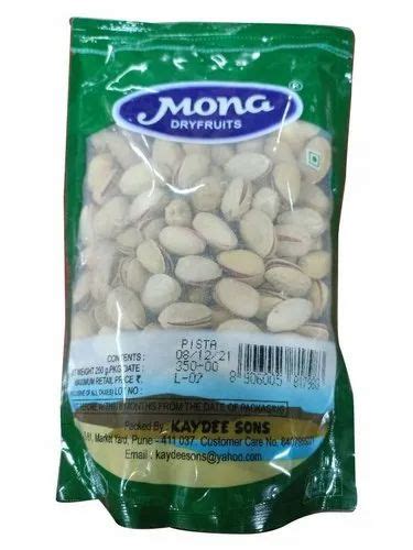 Organic Pistachio Kernels Packaging Size G At Rs Packet In Pune