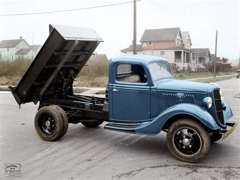 1935 Ford Model 51 Dump Truck Ford Pickup Trucks Trucks Cars Trucks