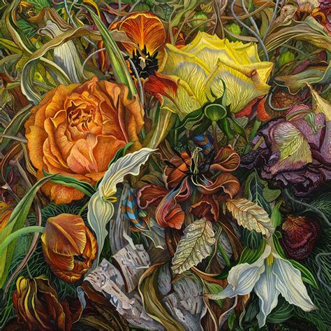 Highly Detailed Paintings Of Gardens By Judy Garfin 99inspiration