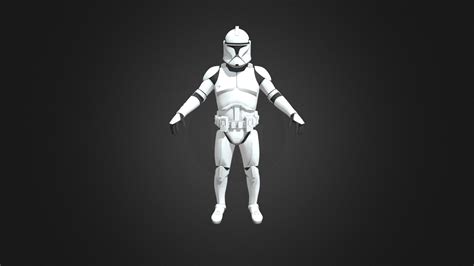 Clone Trooper Phase I Episode Ii Aotc Download Free 3d Model By