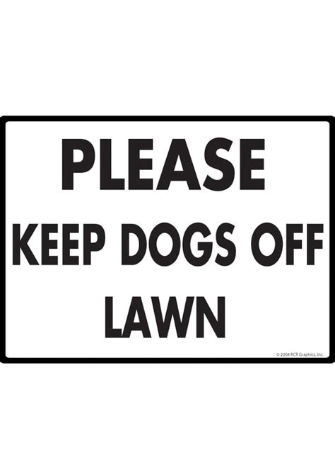 Please Keep Dogs Off Lawn Aluminum No Dog Pooping Sign Etsy