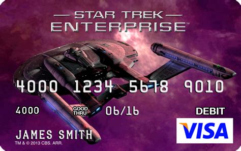 An international debit card allows you to withdraw money from abroad atm centres. The Trek Collective: New Star Trek debit cards