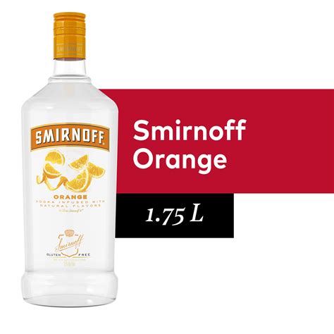 Smirnoff Orange Vodka Infused With Natural Flavors 175 L Bottle