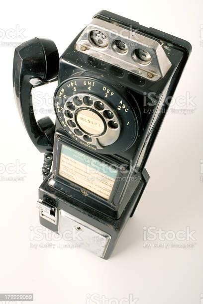 Vintage Rotary Pay Phone Stock Photo Download Image Now Antique