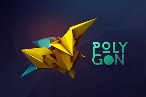 3d Geometric Polygon Renders Custom Designed Graphic Objects
