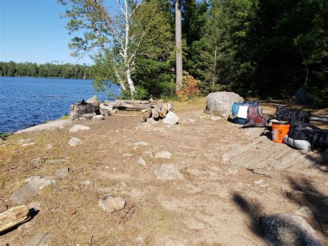 Boundary Waters Map BWCA Campsite Information