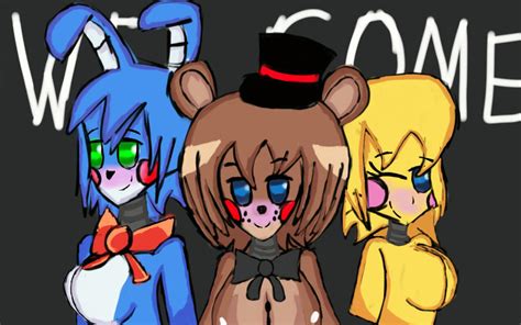 Five Nights In Anime By Mairusu Paua By Crazymegaartist On Deviantart