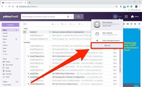 How To Sign Out Of Your Yahoo Mail Account On Desktop Or