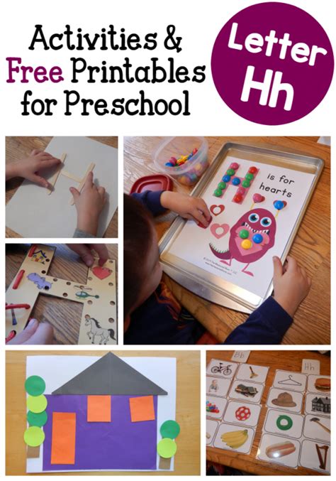 Plus more great kindergarten, preschool, primary and nursery english games by the magic crayons. Letter H Activities for Preschoolers - The Measured Mom