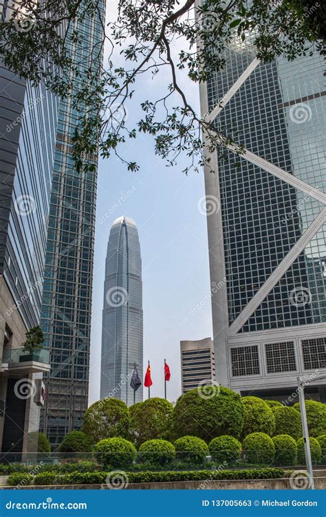 Beautiful Hong Kong Skyscrapers Editorial Stock Photo Image Of Kong