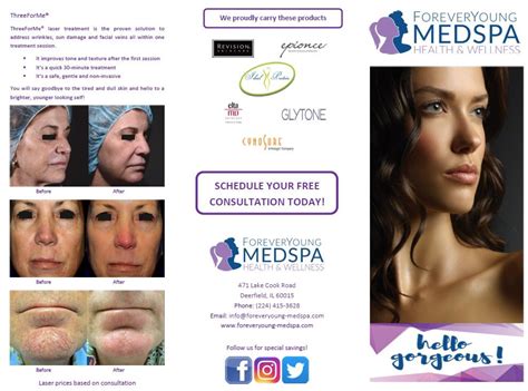 Foreveryoung Medspa Brochure Med Spa Laser Treatment Dull Skin Body