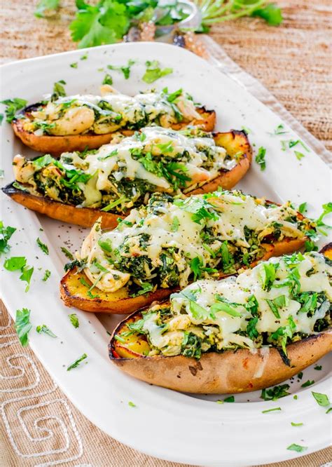 Bring to boil and cook until softened, about 2 to 3 minutes. Greek Style Stuffed Potato Skins - Greek Sisters