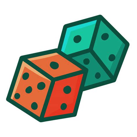 Cartoon Of A Rolling Dice Illustrations Royalty Free Vector Graphics