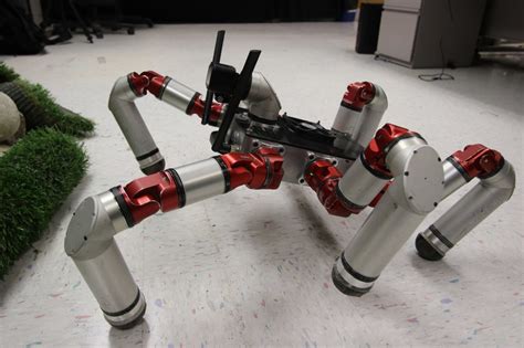 Hexapod Robot Adapting Its Body Pose To Direct The Gaze Of A Vision