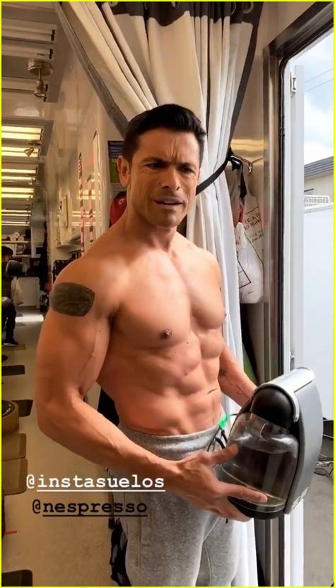 Mark Consuelos Shows Off Ripped Body Again On Kj Apa S Instagram Photo Mark