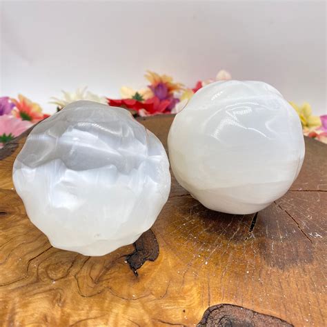 Selenite Sphere 67mm Selenite Ball Asymmetrical Shape Etsy Uk