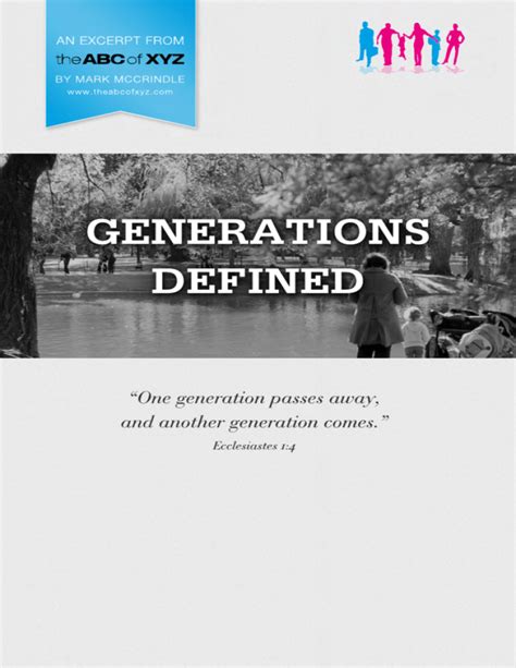 Generations Defined Mccrindle Research