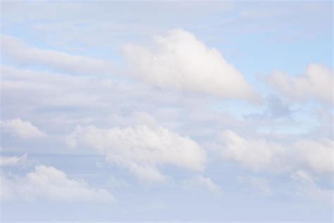 Light Blue Sky With Clouds