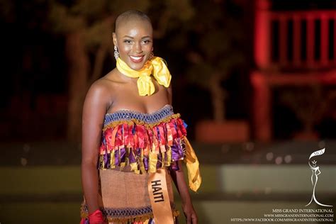 Marie Darline Exume From Haiti Finalist Miss Grand International In National Costume