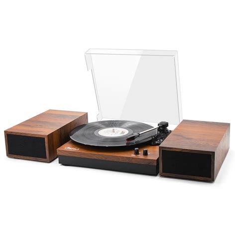 Lpandno1 Bluetooth Vinyl Retro Record Player With External Speakers 3