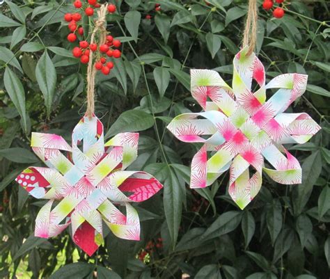Star Ornaments Woven From Fabric Are So Easy To Make Get The Free