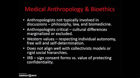 Introduction To Medical Anthropology Part 3 Youtube