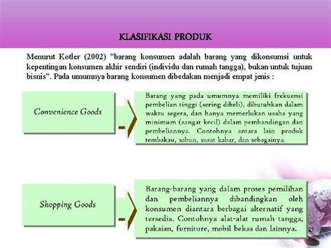 Produk Produk Produk Titik Pusat Dari Kegiatan Pemasaran