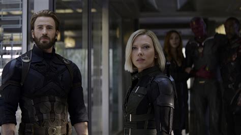 Black Widow And Captain America Avengers Infinity War Scarlett
