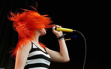 Hd Wallpaper Hayley Williams Paramore Blonde Concerts Performance