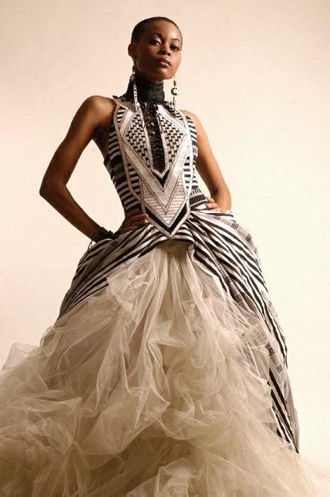 Amina Design African Print Wedding Dress