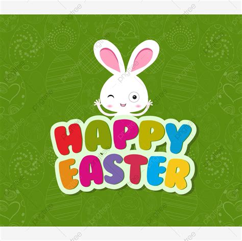 Easter Greeting Card Vector Png Images Happy Easter Greeting Card