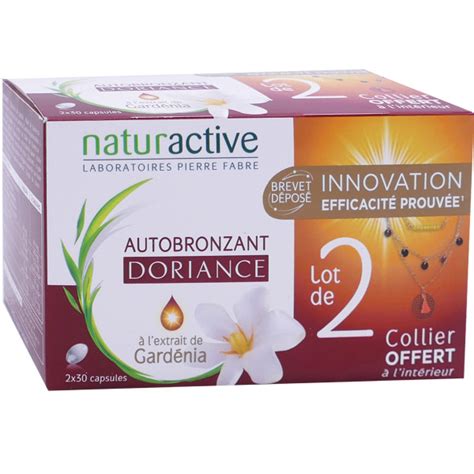 Nsfp¨ Naturactive Doriance Autobronzant Lot De 2x30 Capsules Visage