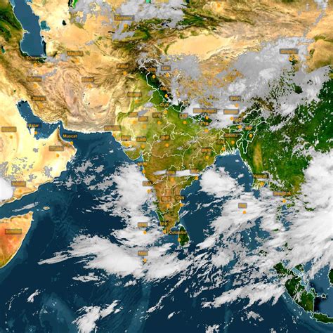Insat Weather Latest Satellite Images And Maps Of India