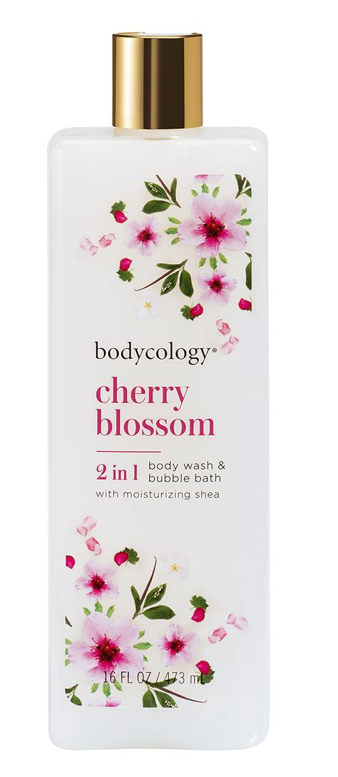 Bodycology Cherry Blossom 2 In 1 Moisturizing Body Wash And Bubble Bath