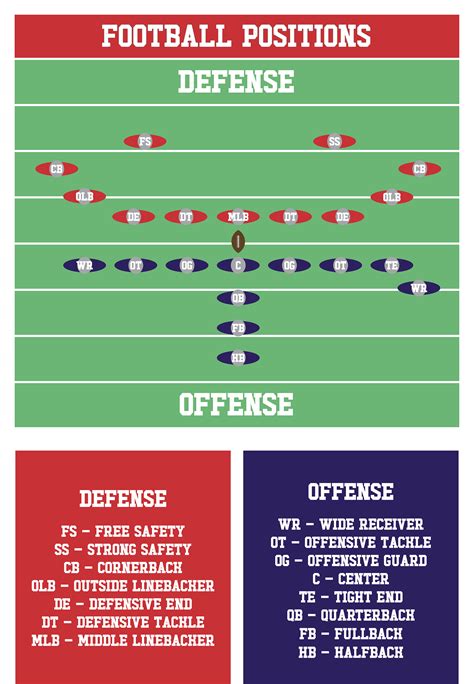 Abigail M Boyd Football Positions Infographic