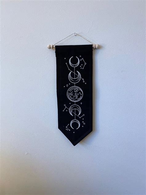 Moon Phase Celestial Banner Pennant Space Banner Eventeny