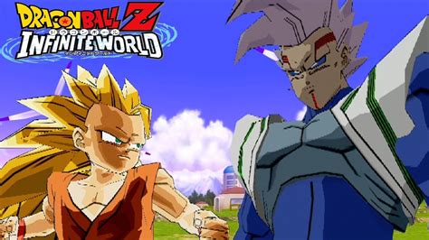 Dbz Infinite World Ssj3 Goku Gt Vs Baby Vegeta Youtube