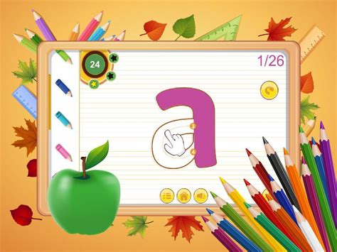 Abc Kids Writing Alphabet Trace Handwriting App For Android Apk