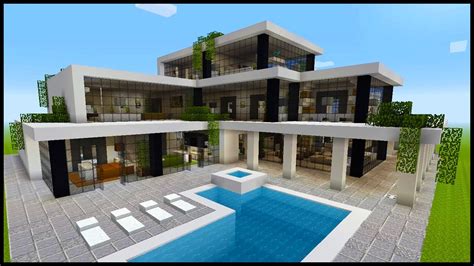 Minecraft How To Build A Modern Mansion Part 4 Interior 23 Youtube