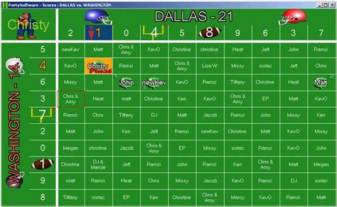100 Square Football Board Get Free Printable Page From Pauls House