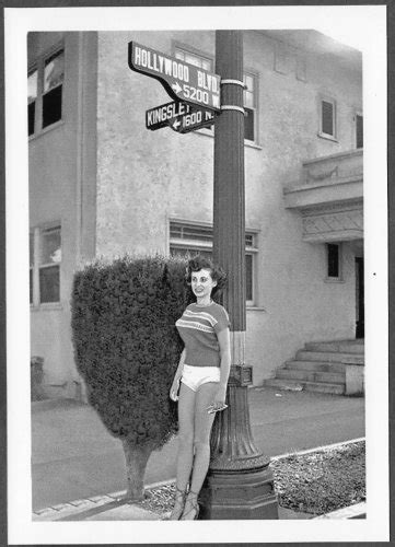 Donna Brown Busty Bosomy Scorching Pose At Hollywood Blvd 5x7 Reprint 177